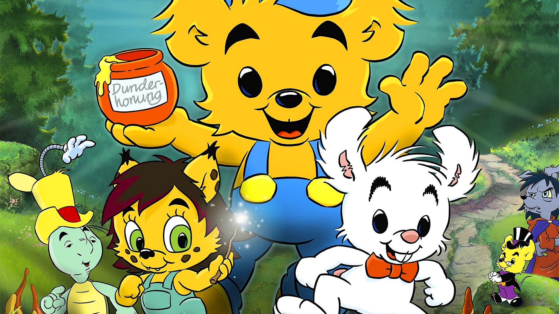 Bamse and the Witch's Daughter Background