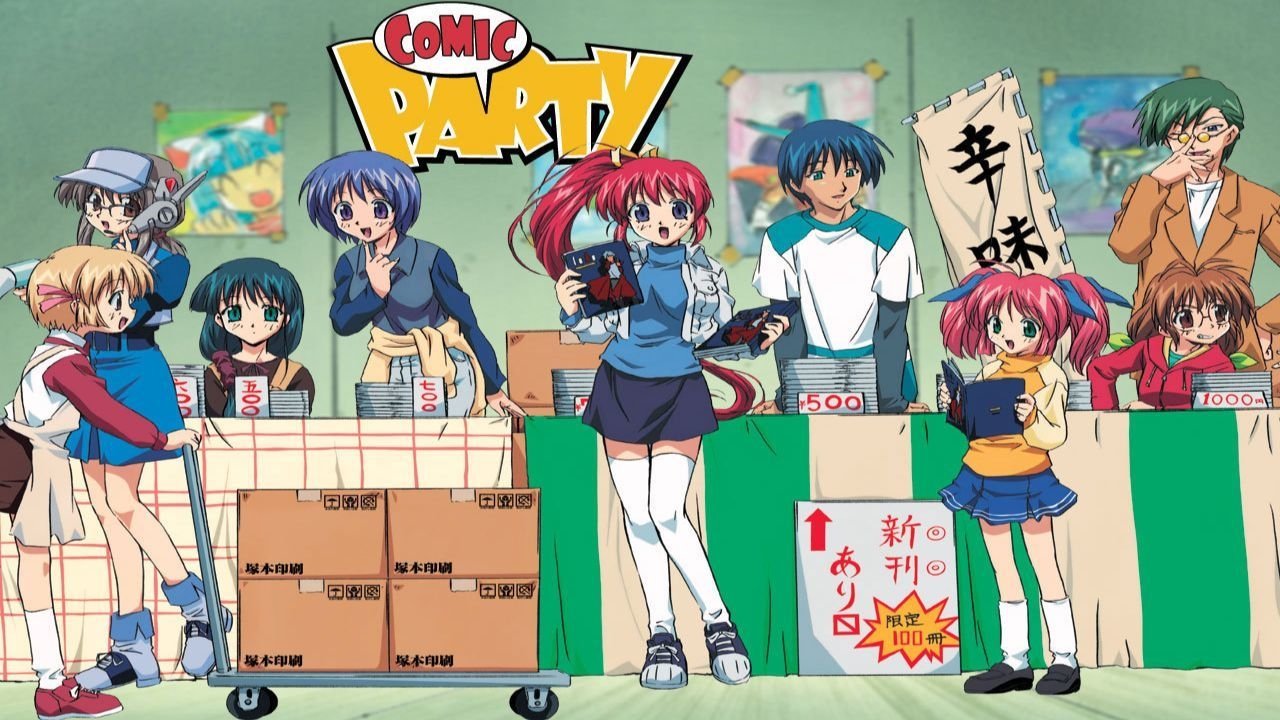 Comic Party Background