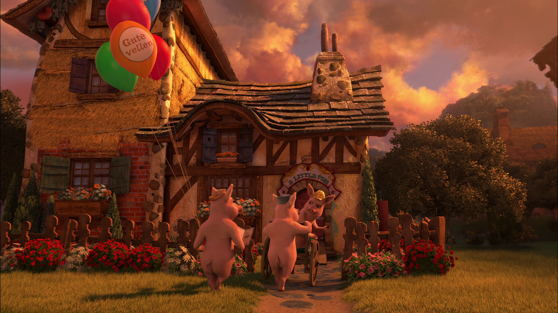 The Pig Who Cried Werewolf Background