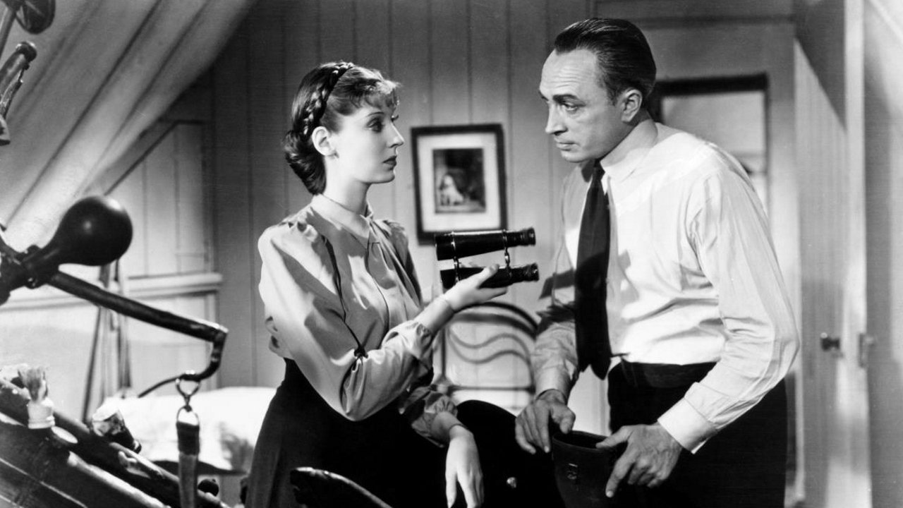 The Spy in Black Background