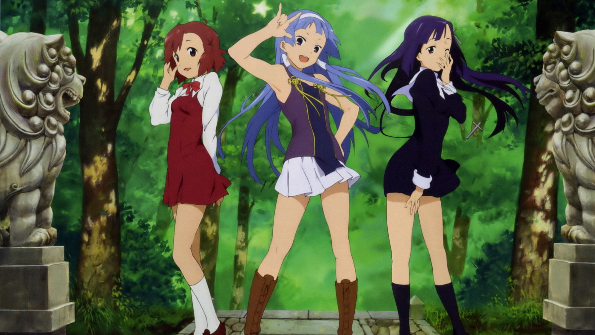 Kannagi: Crazy Shrine Maidens Background
