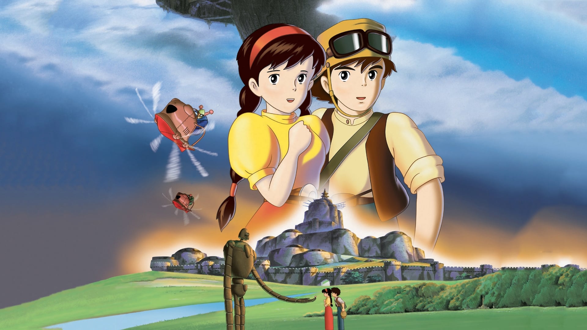 Castle in the Sky Background