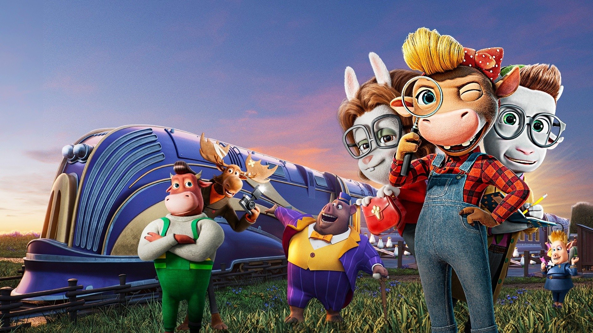 A Mystery on the Cattle Hill Express Background