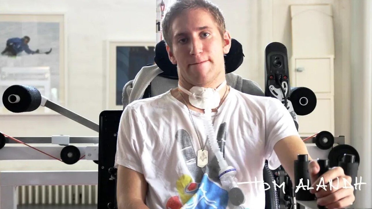 Gymnasten som lärde sig gå Background