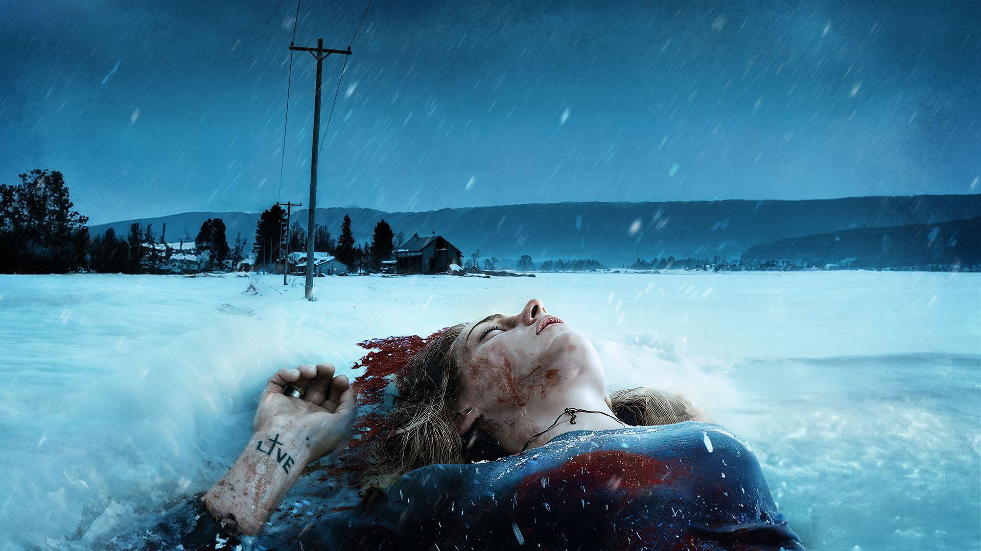 Scarlet Winter Background