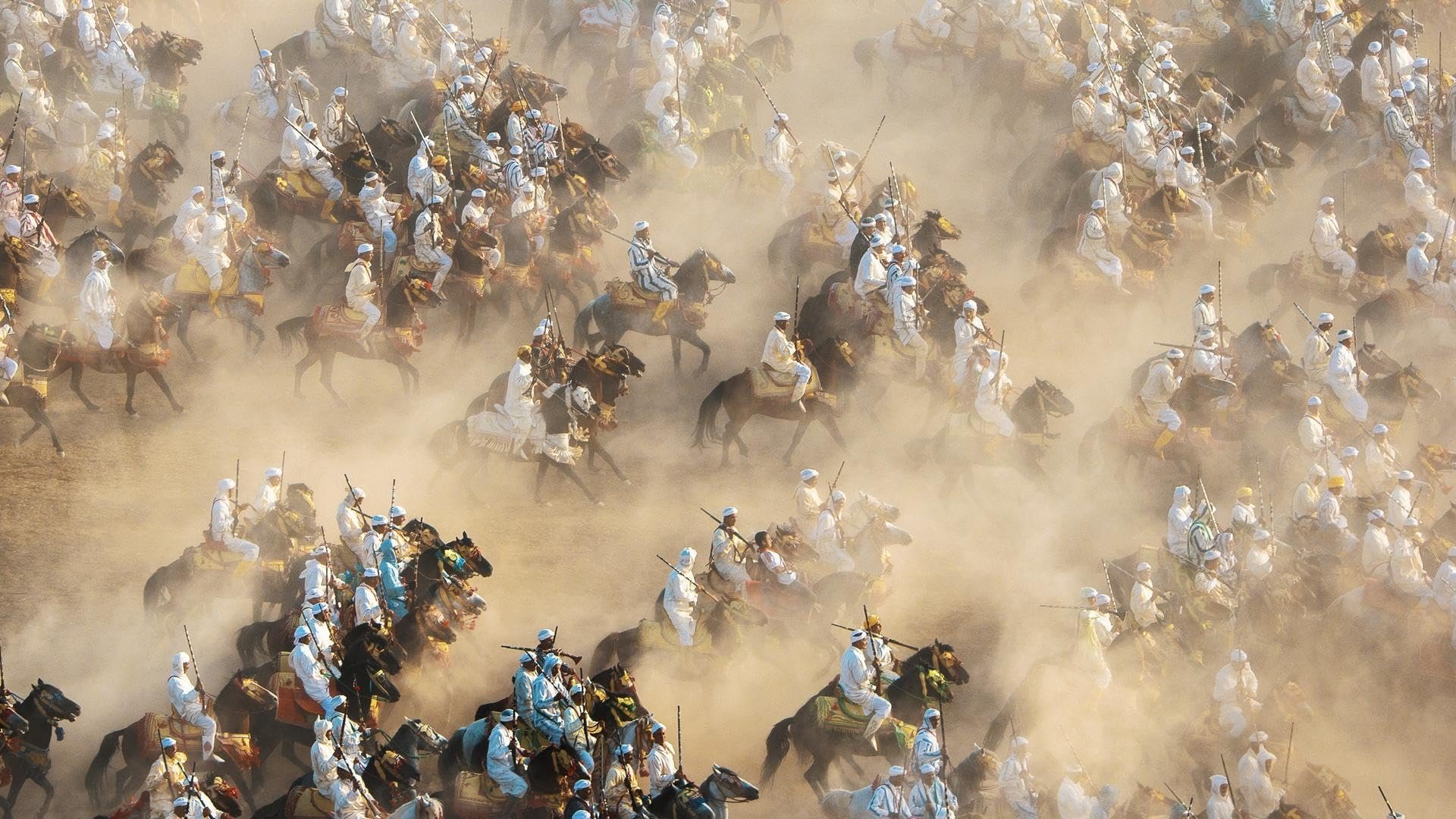 Morocco from Above Background