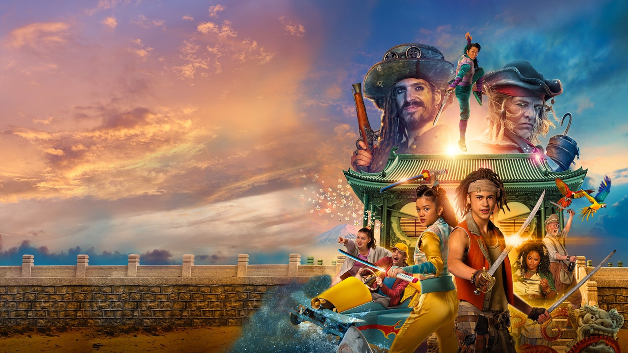 Pirates Down the Street II: The Ninjas from Across Background