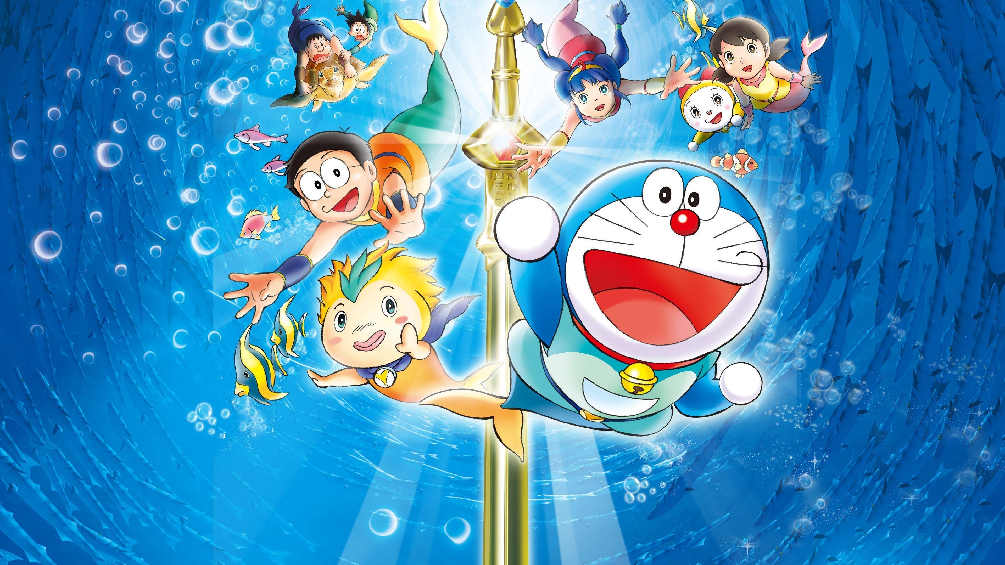 Doraemon: Nobita's Great Battle of the Mermaid King Background