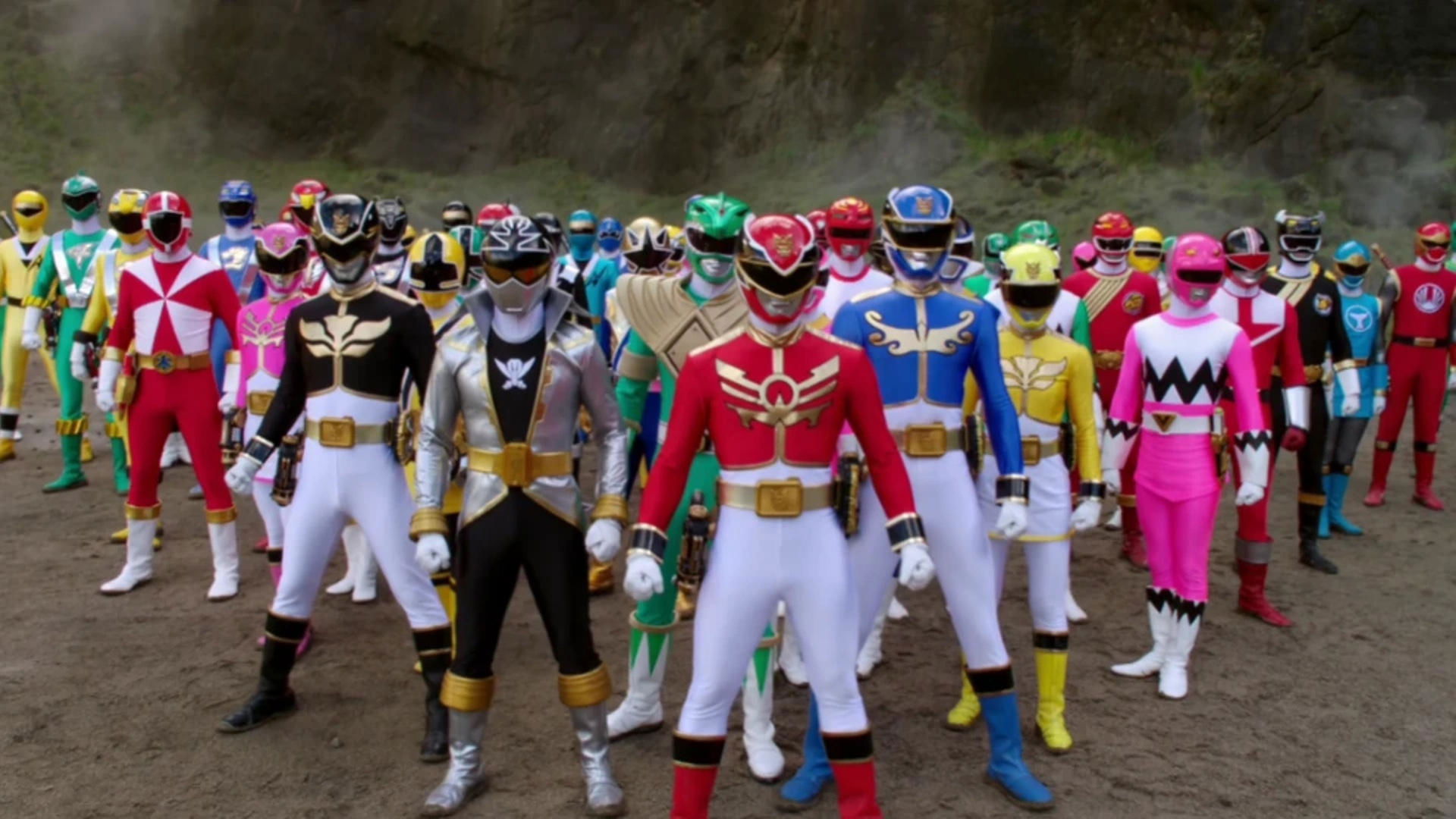 Power Rangers Super Megaforce: The Legendary Battle Background