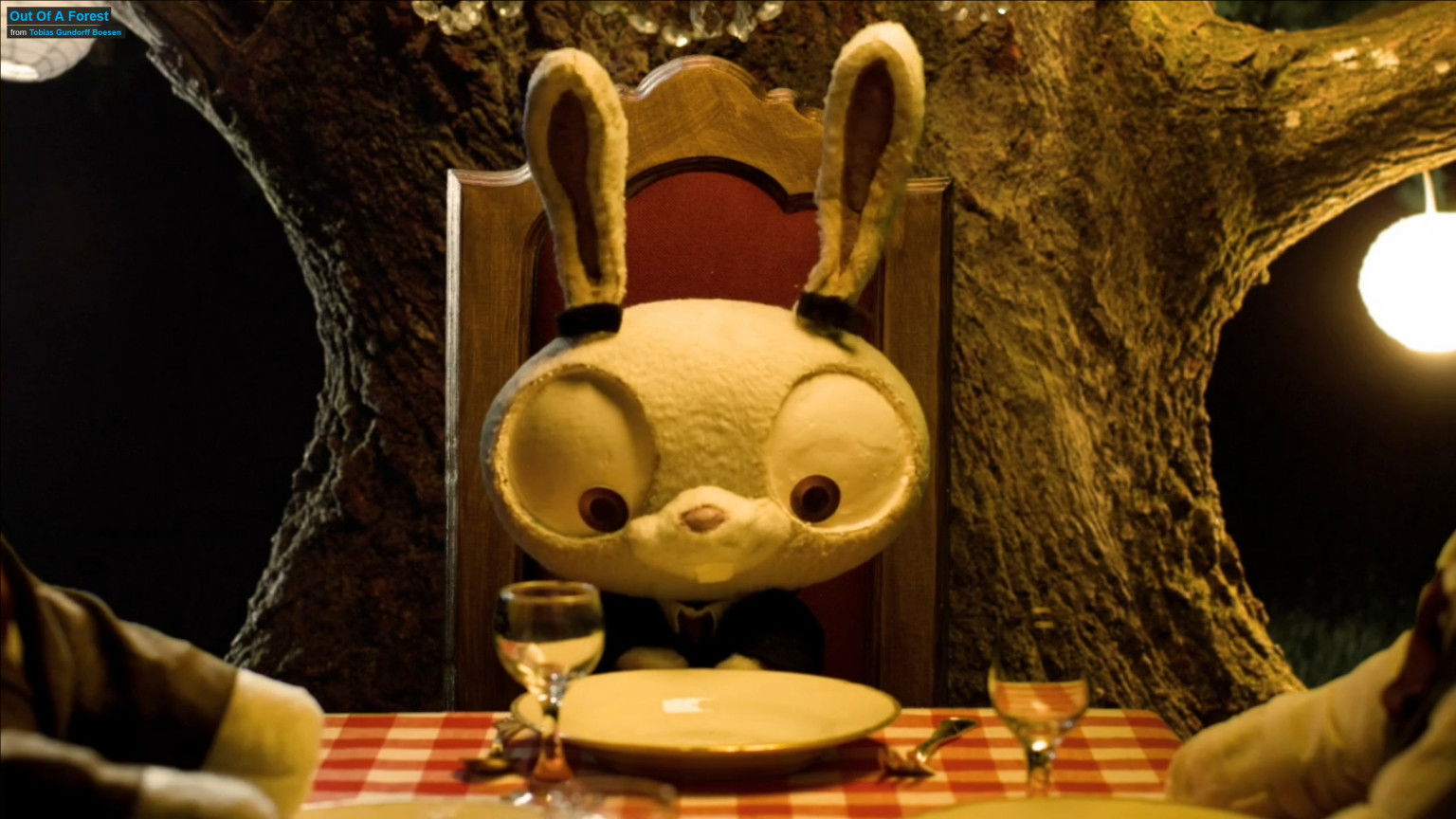 Out of a Forest Background