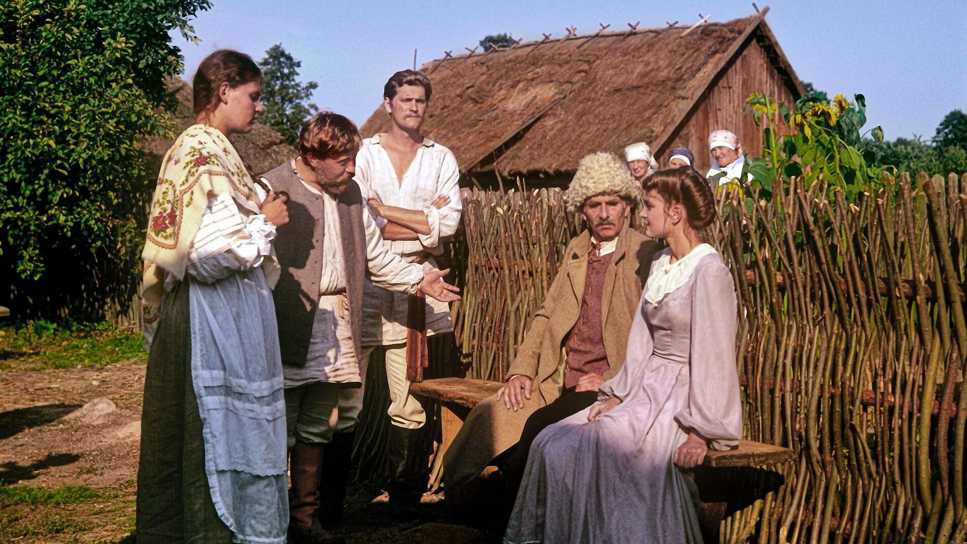 On the Banks of the Niemen Background