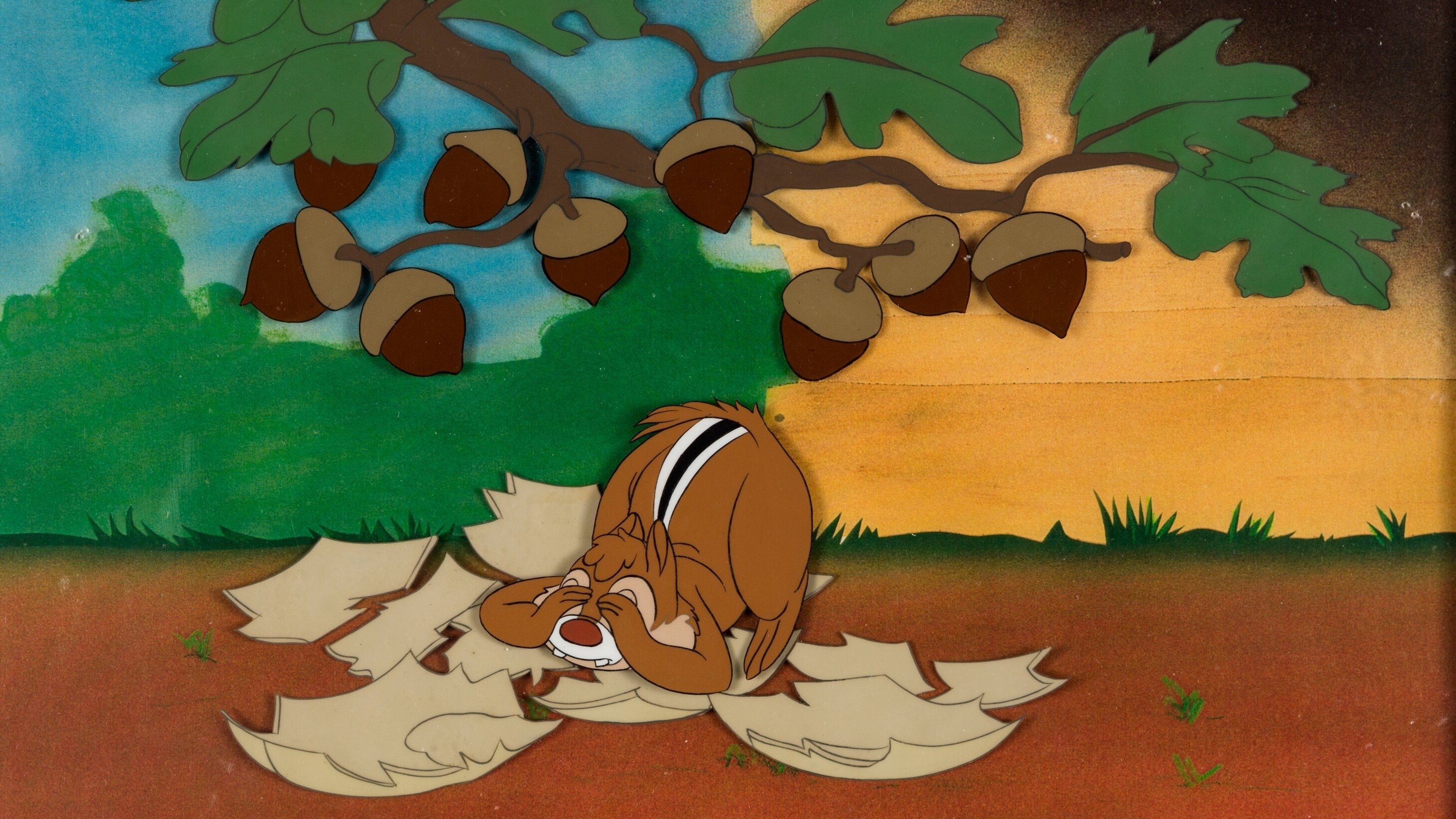 Chicken in the Rough Background