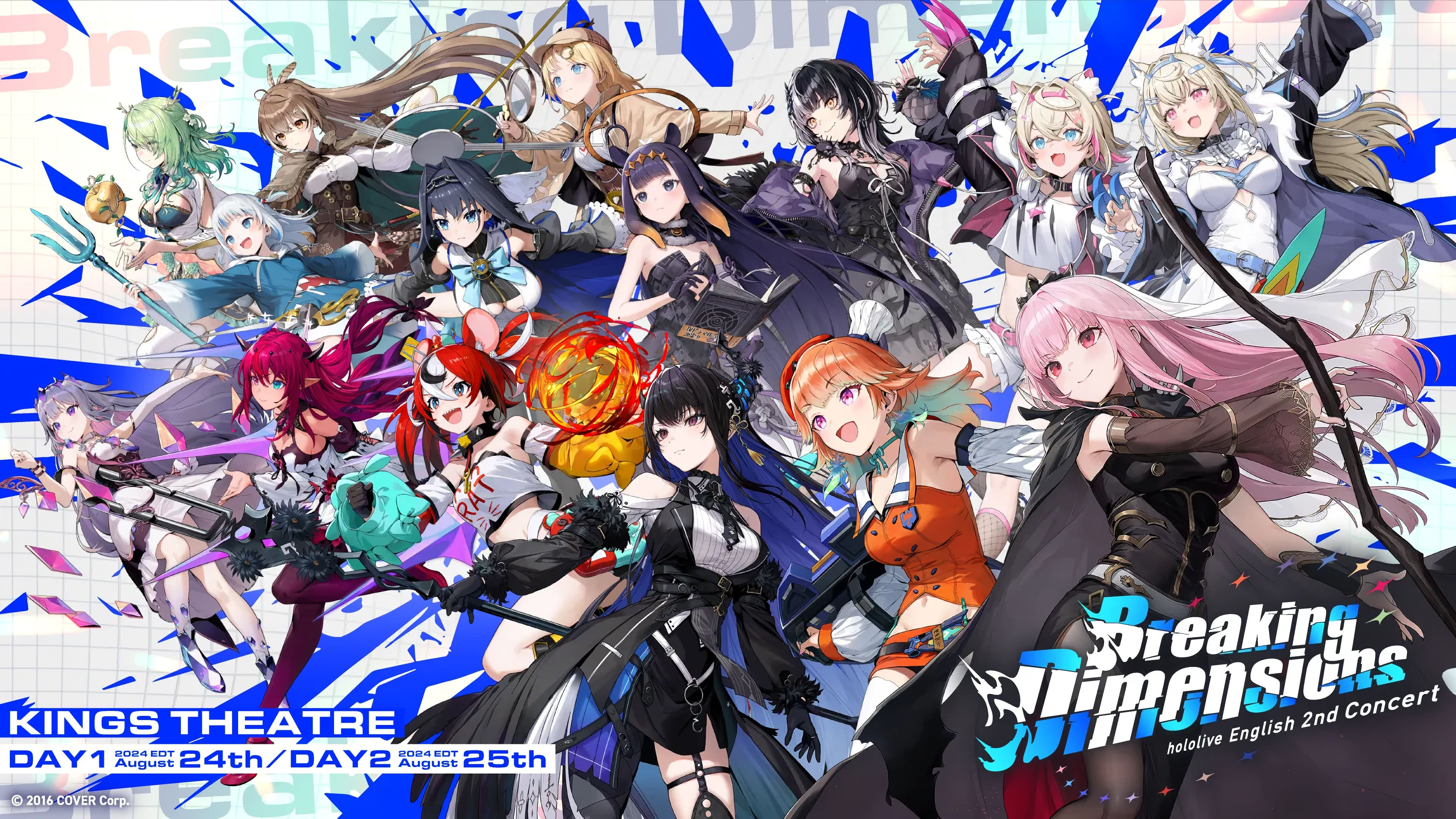 hololive English 2nd Concert - Breaking Dimensions Day 2 Background