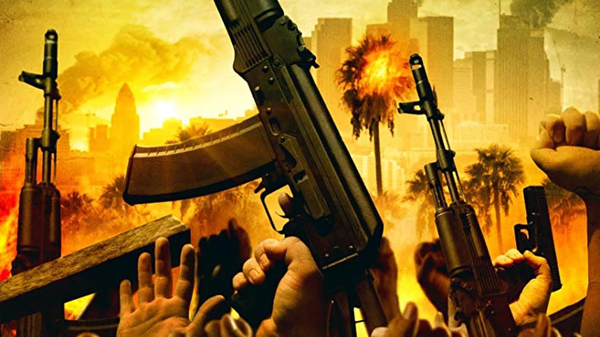 Attack in LA Background