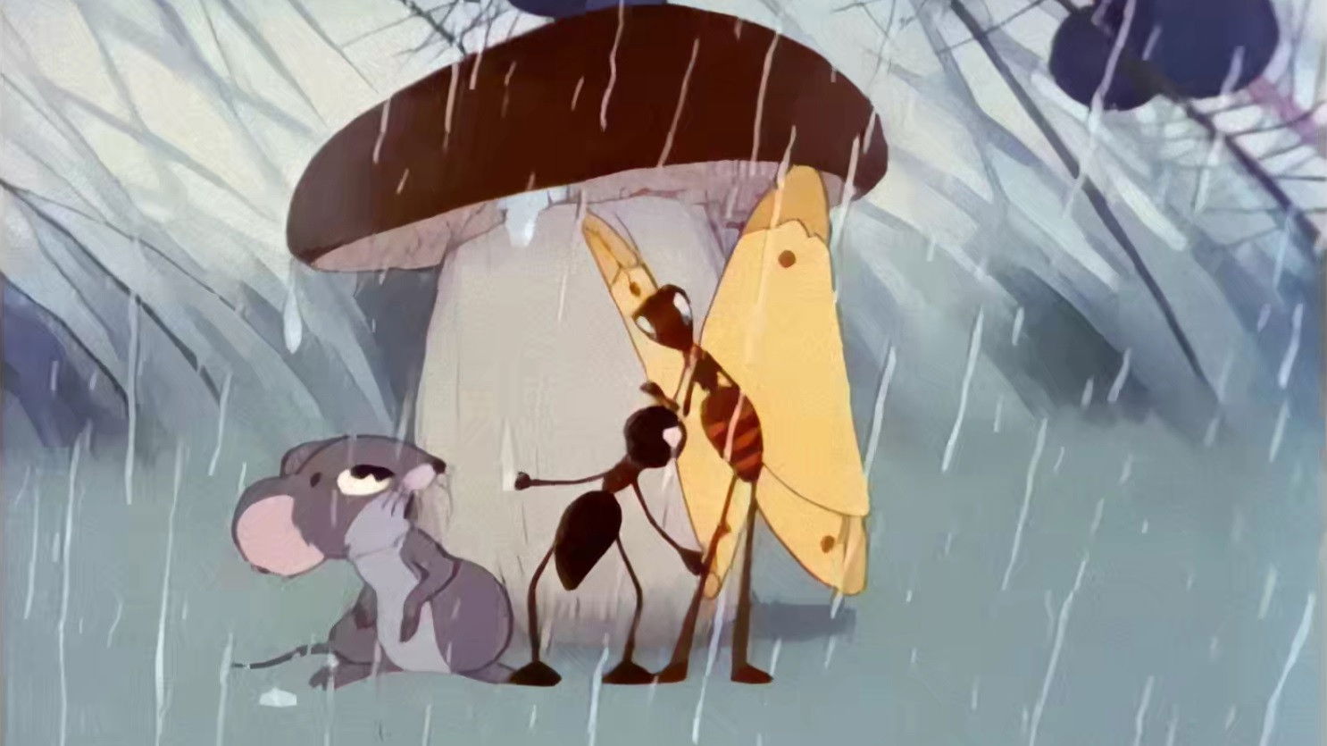 Грибок-теремок Background