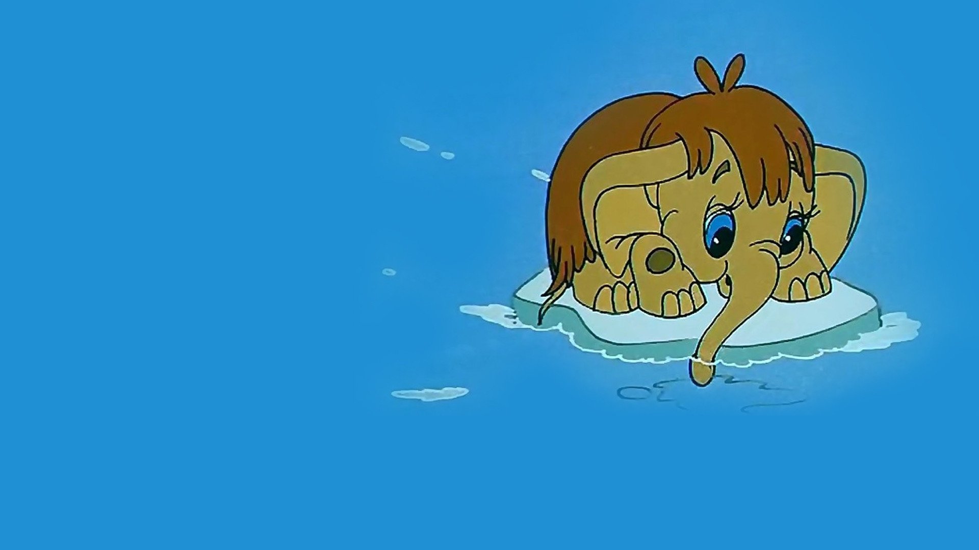 Mother For Baby Mammoth Background