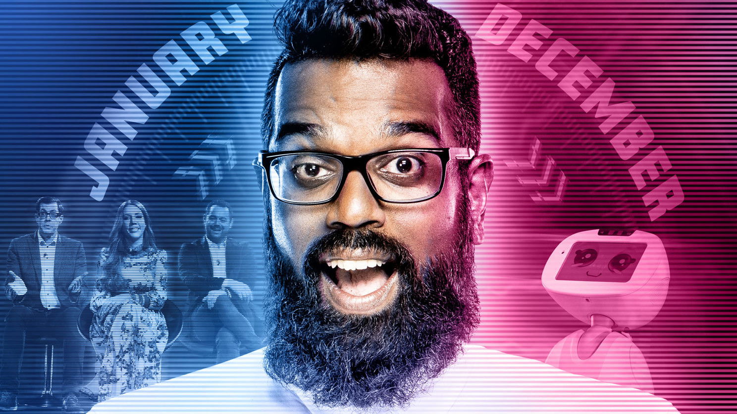 Romesh's Look Back to the Future Background