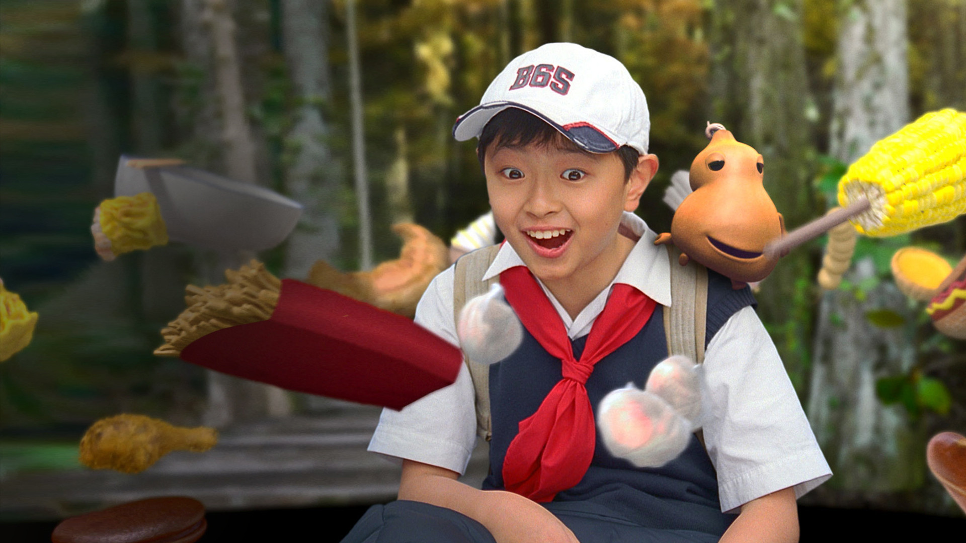 The Secret of the Magic Gourd Background