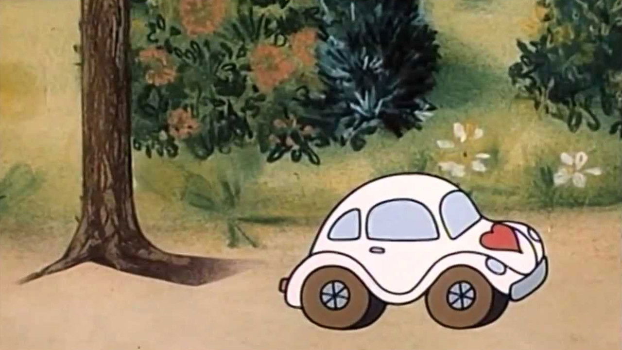 Autíčko s červeným srdcem Background