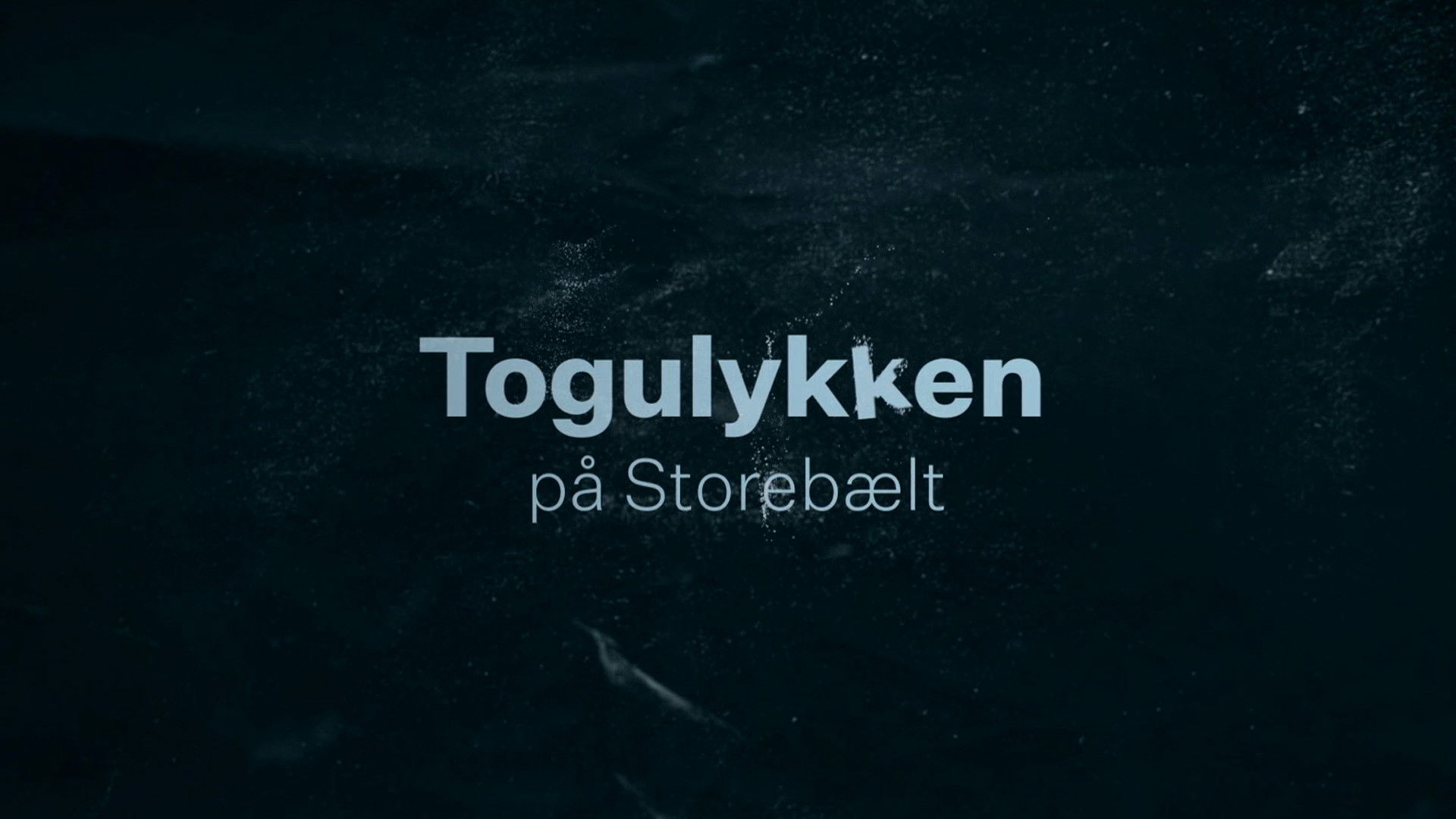 Togulykken på Storebælt Background