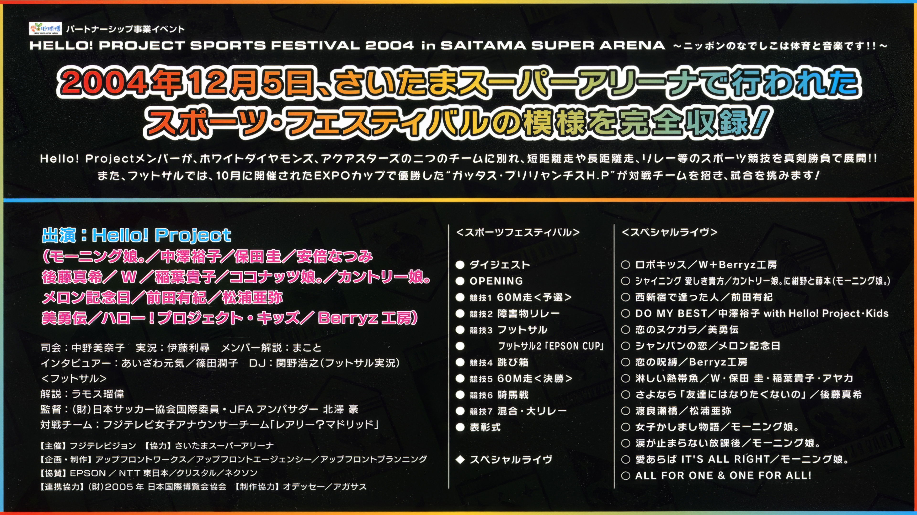 Hello! Project Sports Festival 2004 Background