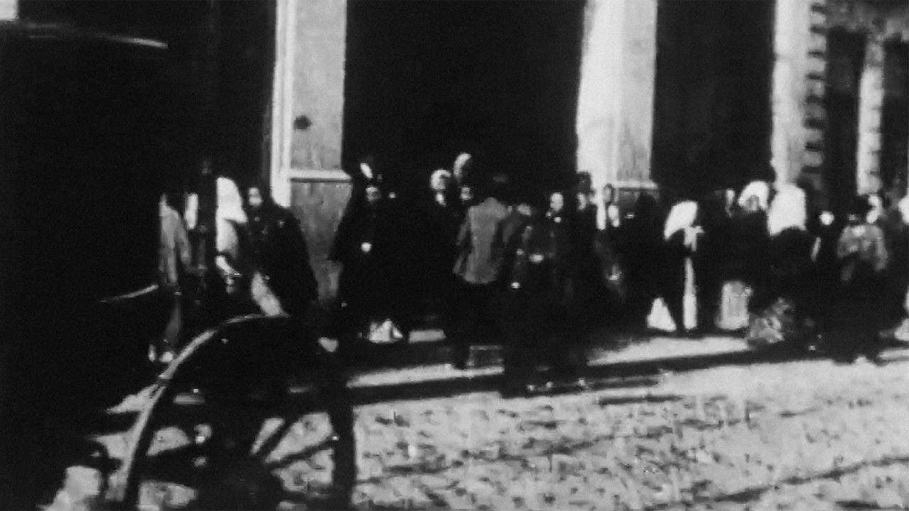 Workers Exit from the Confiança Shirt Factory Background