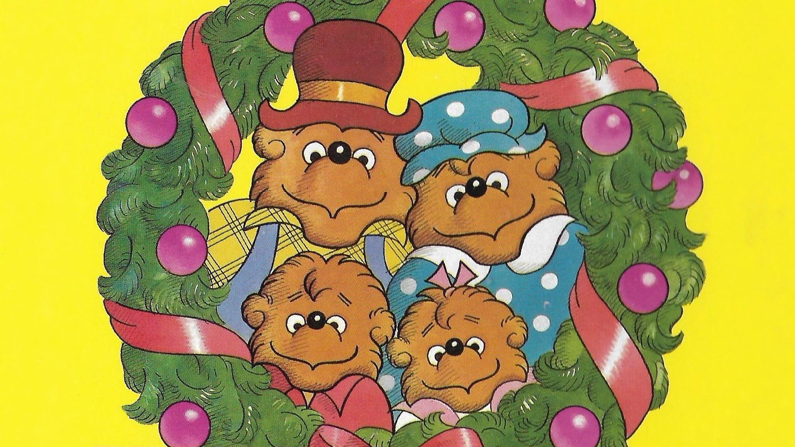 The Berenstain Bears' Christmas Tree Background