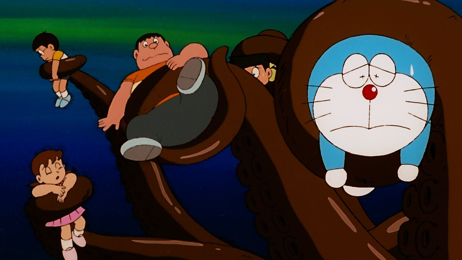 Doraemon: Nobita and the Castle of the Undersea Devil Background