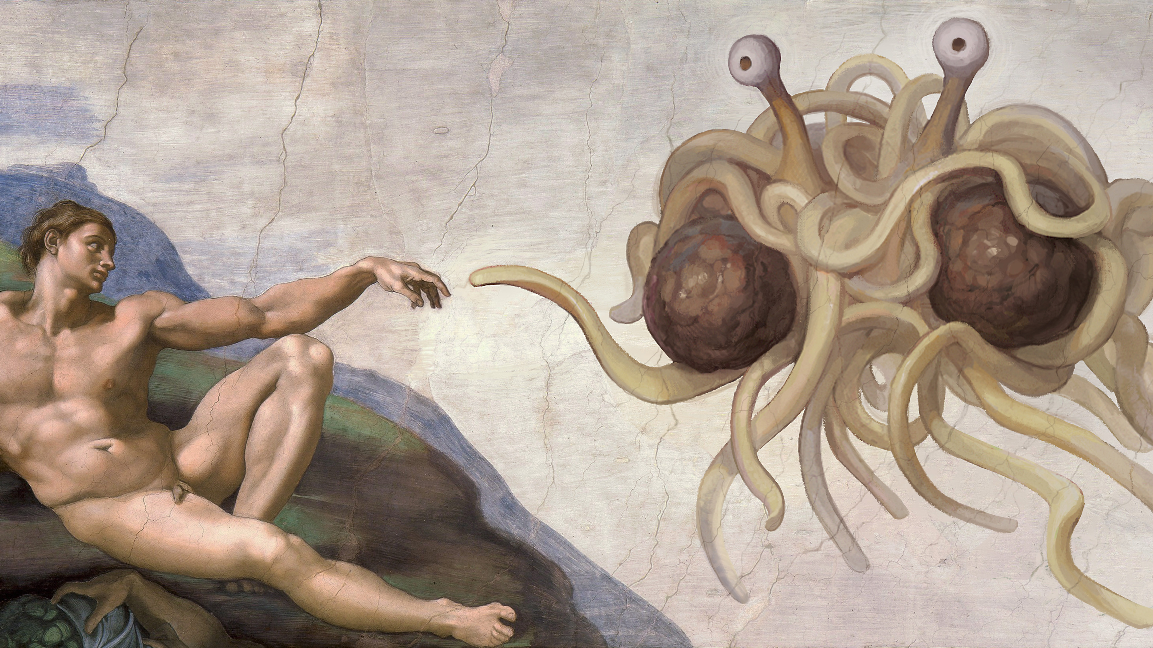 I, Pastafari: A Flying Spaghetti Monster Story Background