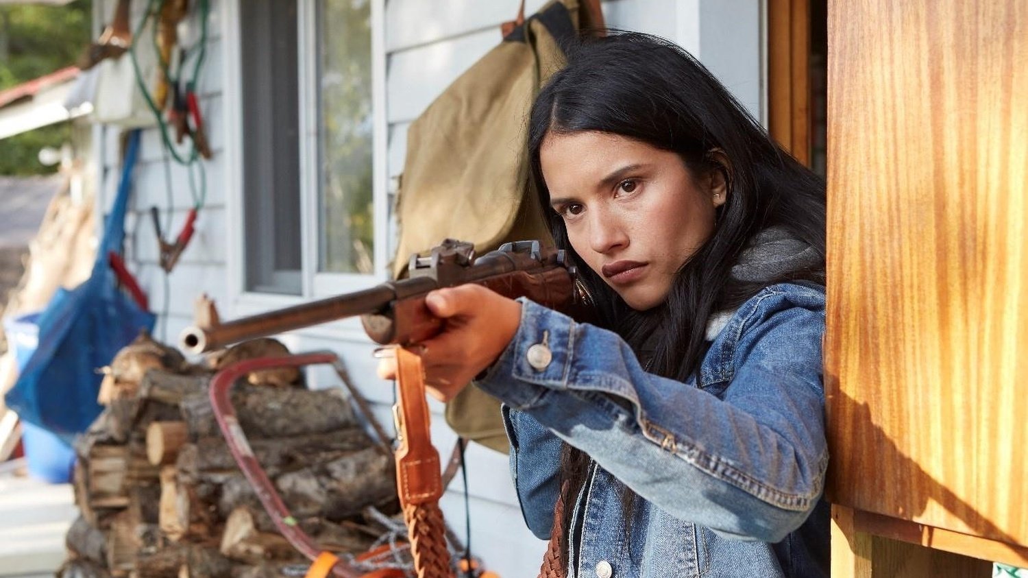 Through Black Spruce Background