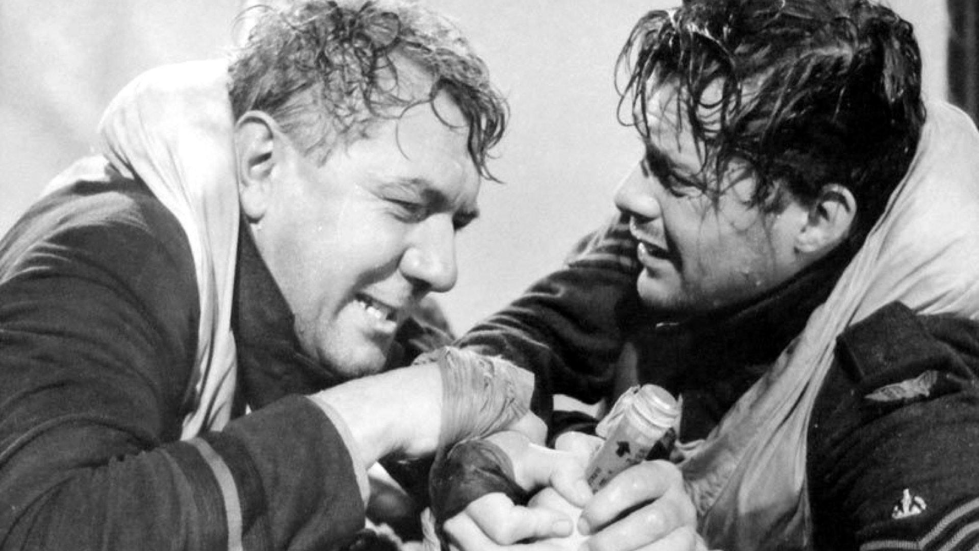 The Sea Shall Not Have Them Background