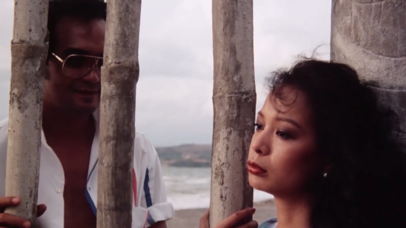 A Tired, Angry Moon On a Restless Night Background