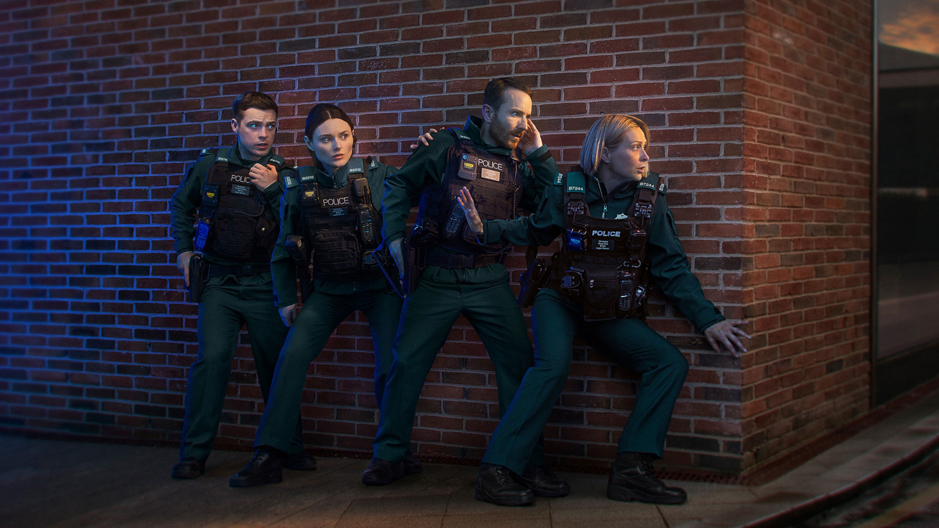 Blue Lights Background