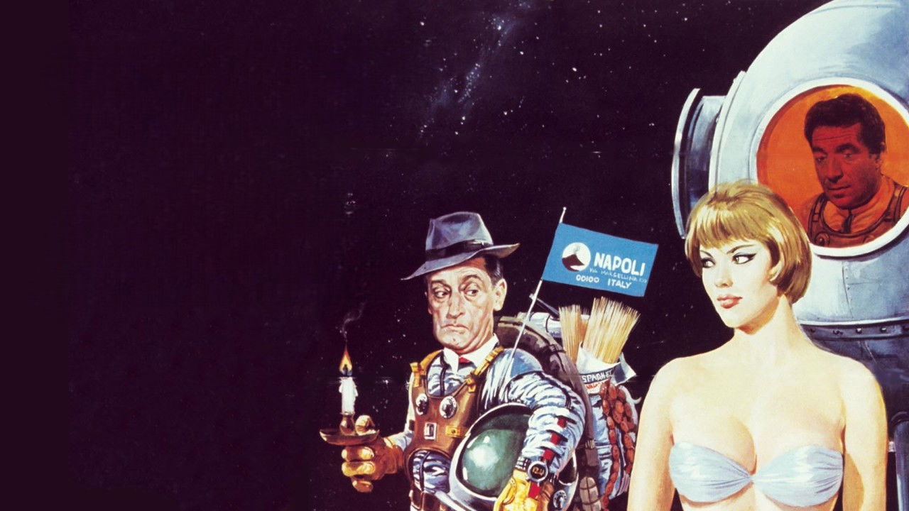 Totò in the Moon Background