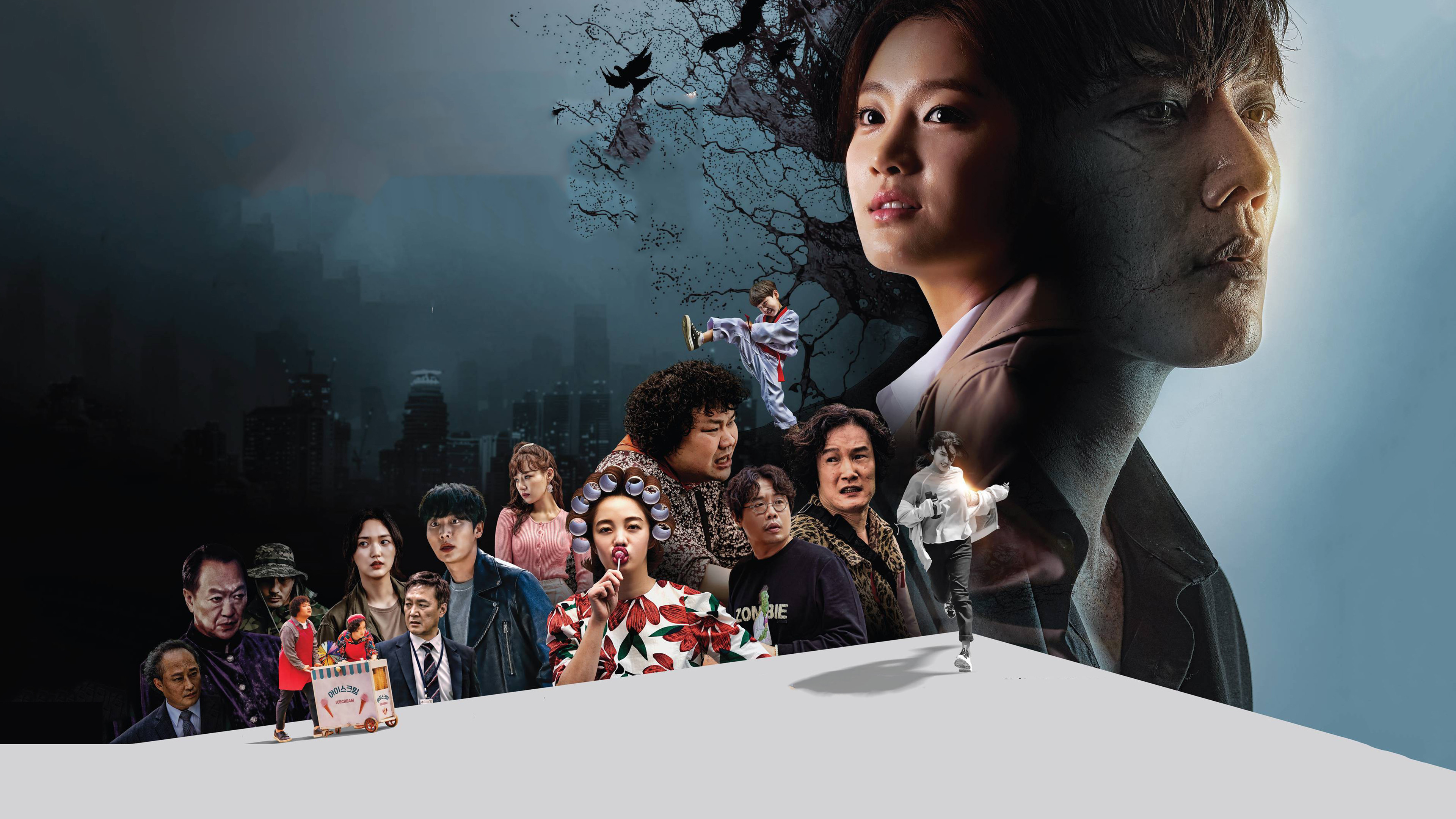 Zombie Detective Background