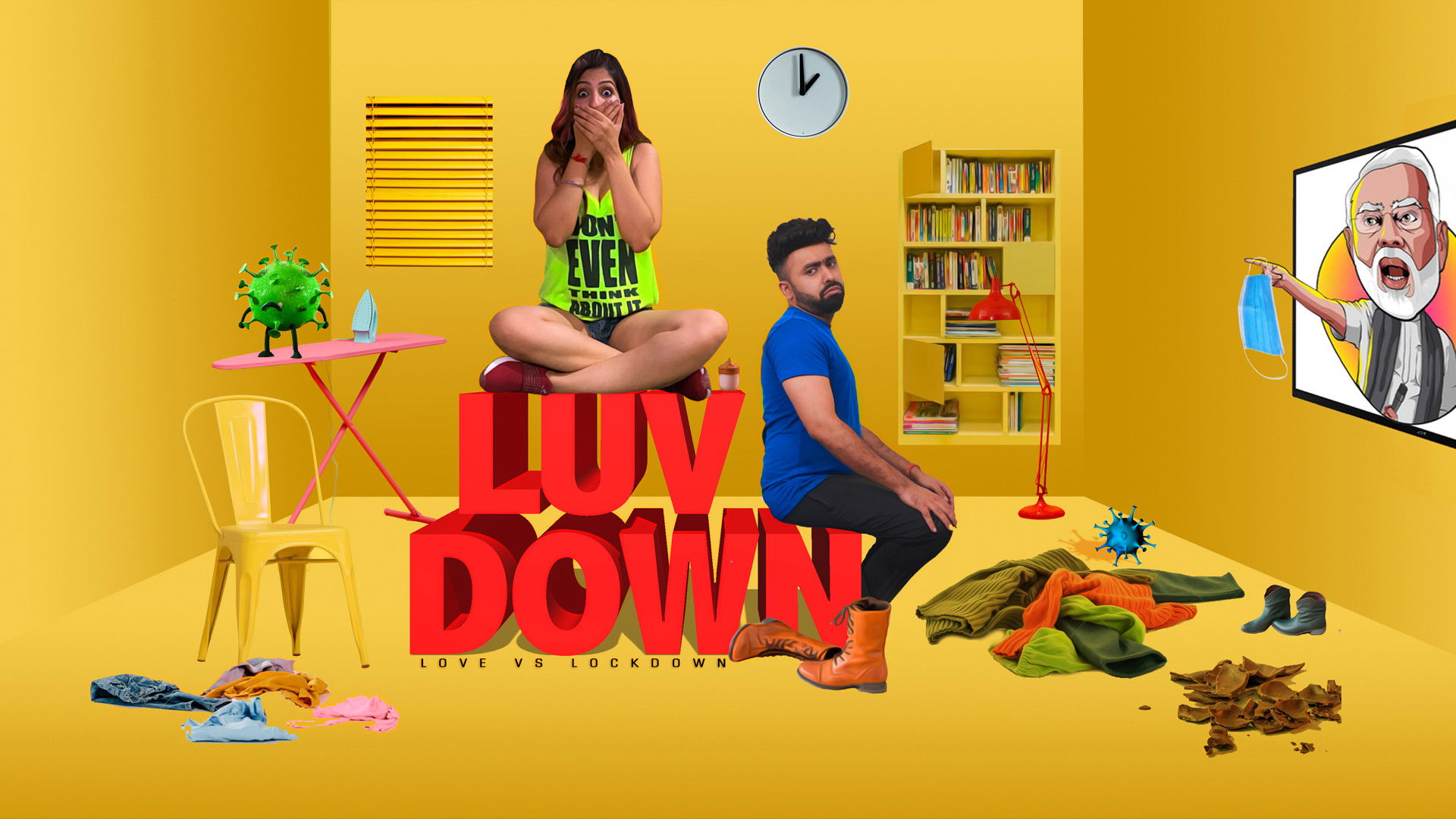 LUV DOWN: Love vs Lockdown Background