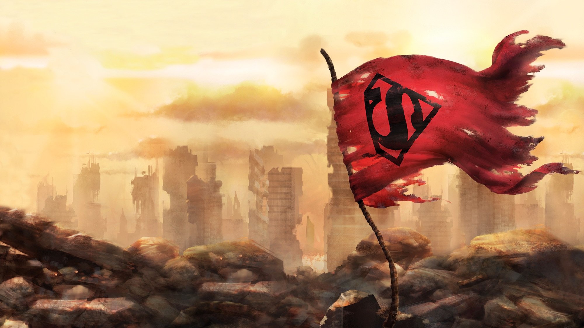 The Death of Superman Background