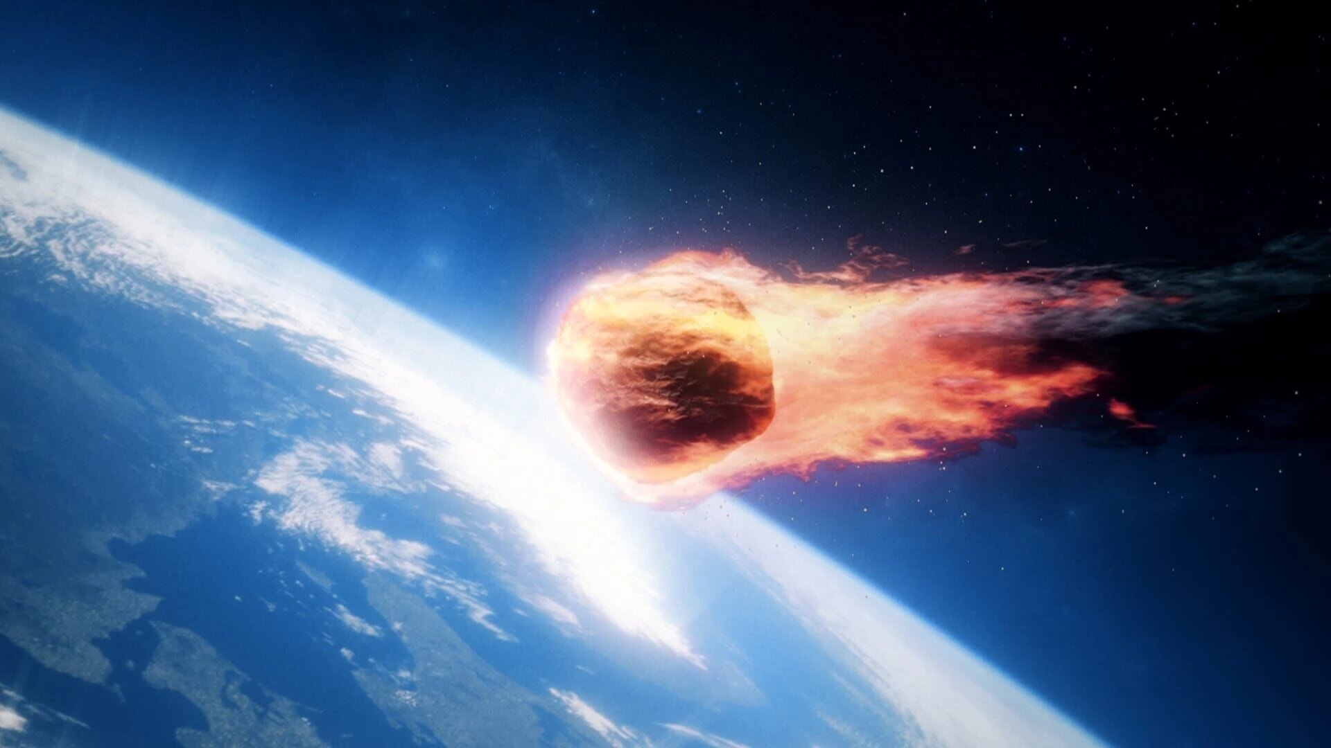 Collisions, Life and Death from Outer Space Background