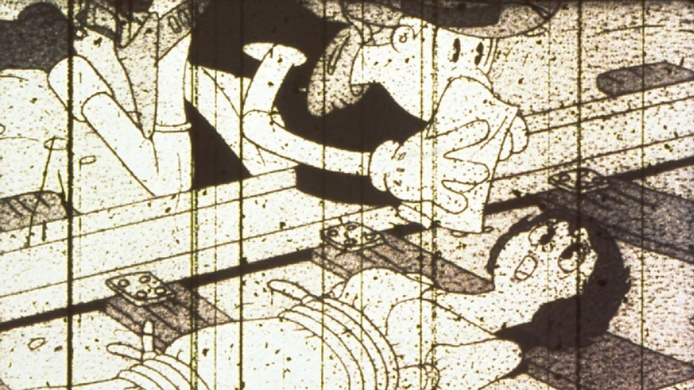 Broken Down Film Background