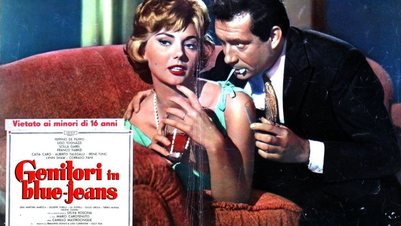 Genitori in blue-jeans Background