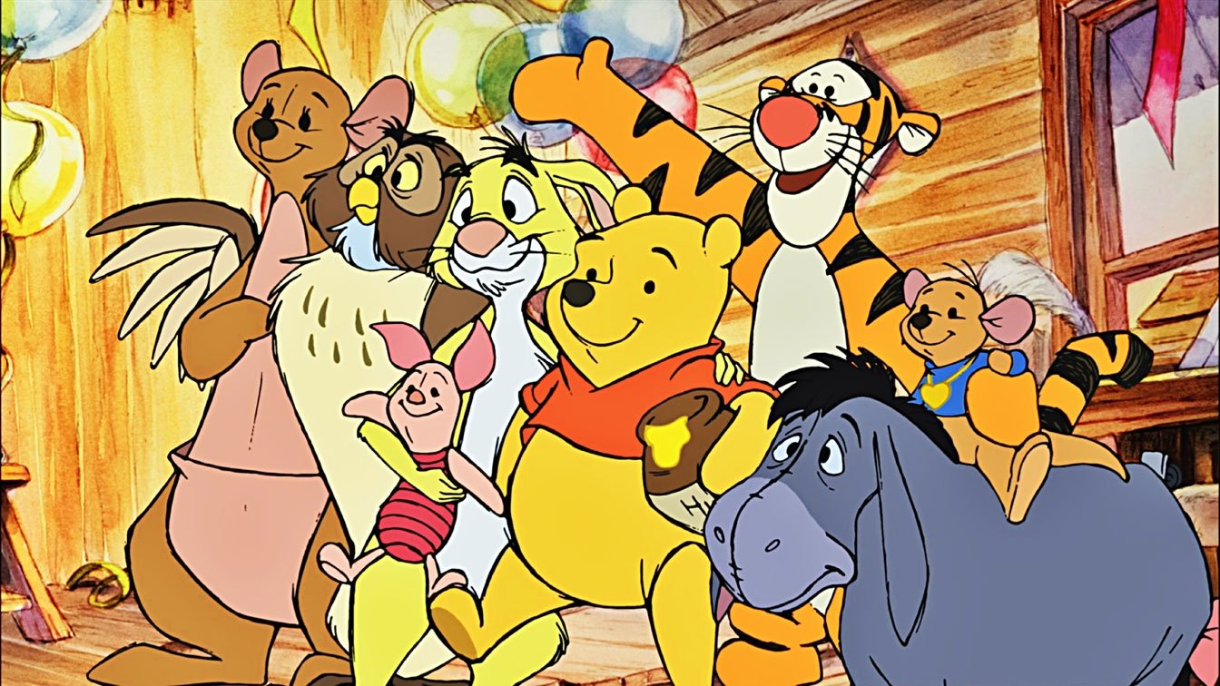 Winnie the Pooh and the Honey Tree Background