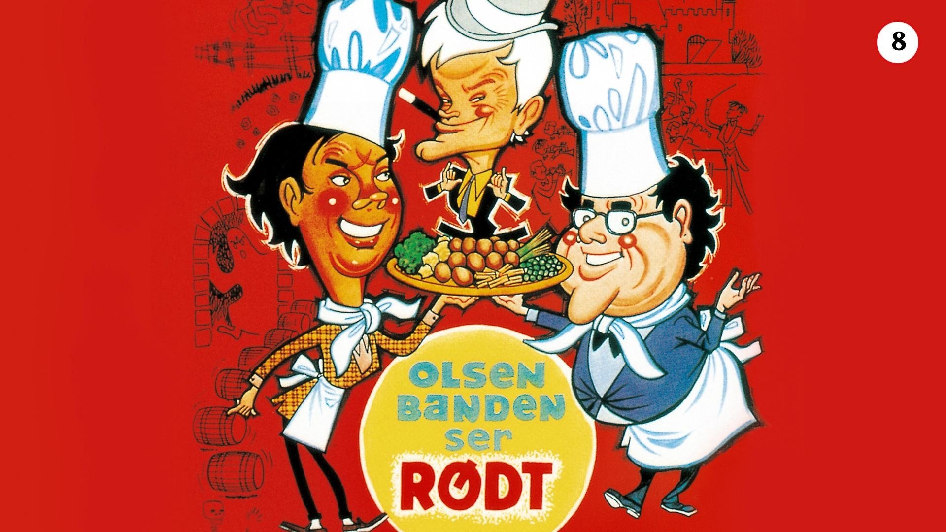 The Olsen Gang Sees Red Background