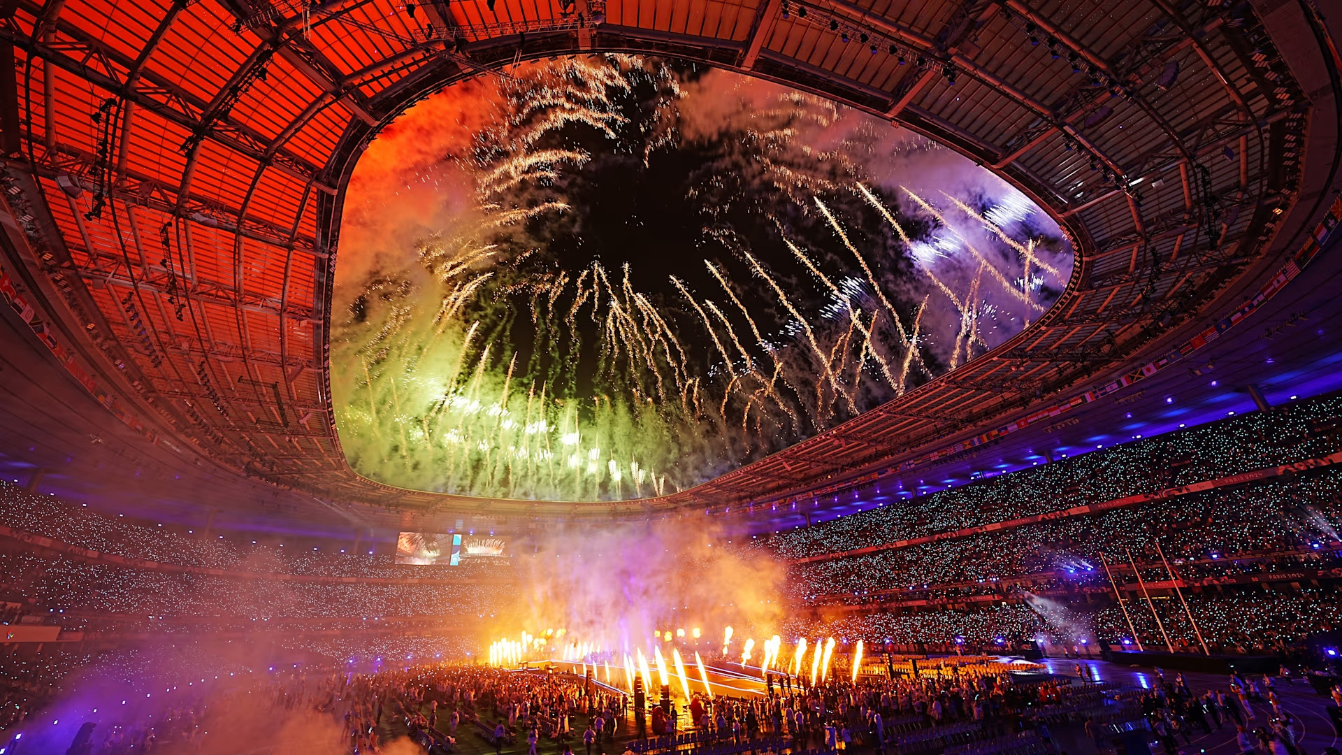 Paris 2024 Paralympic Closing Ceremony Background