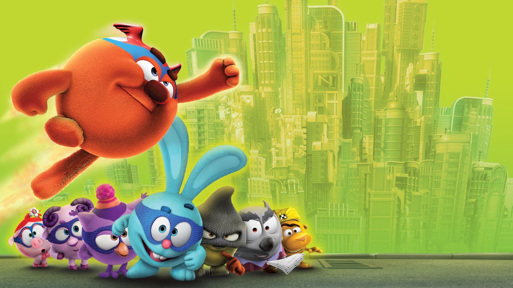 Kikoriki: Team Invincible Background