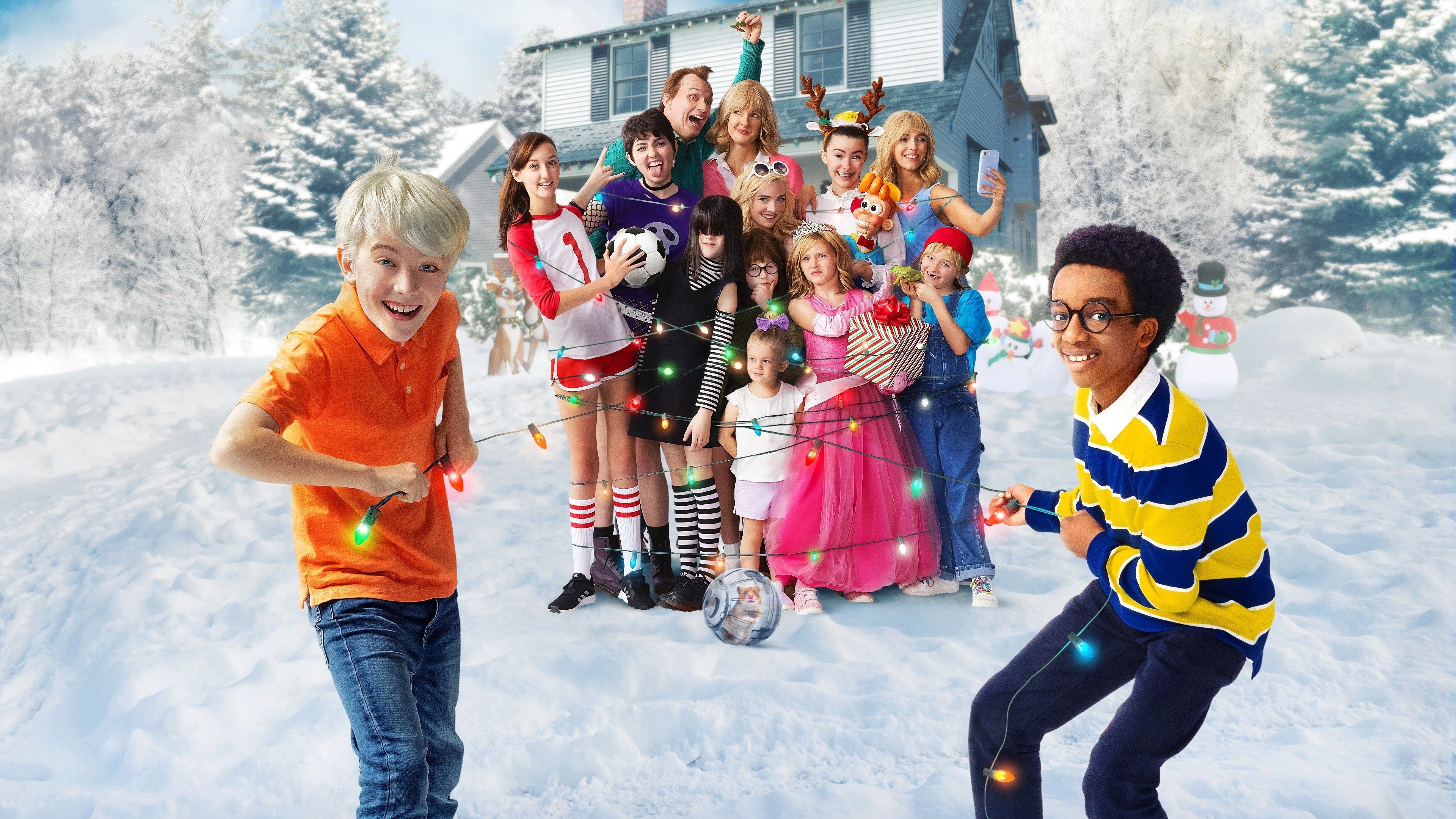 A Loud House Christmas Background