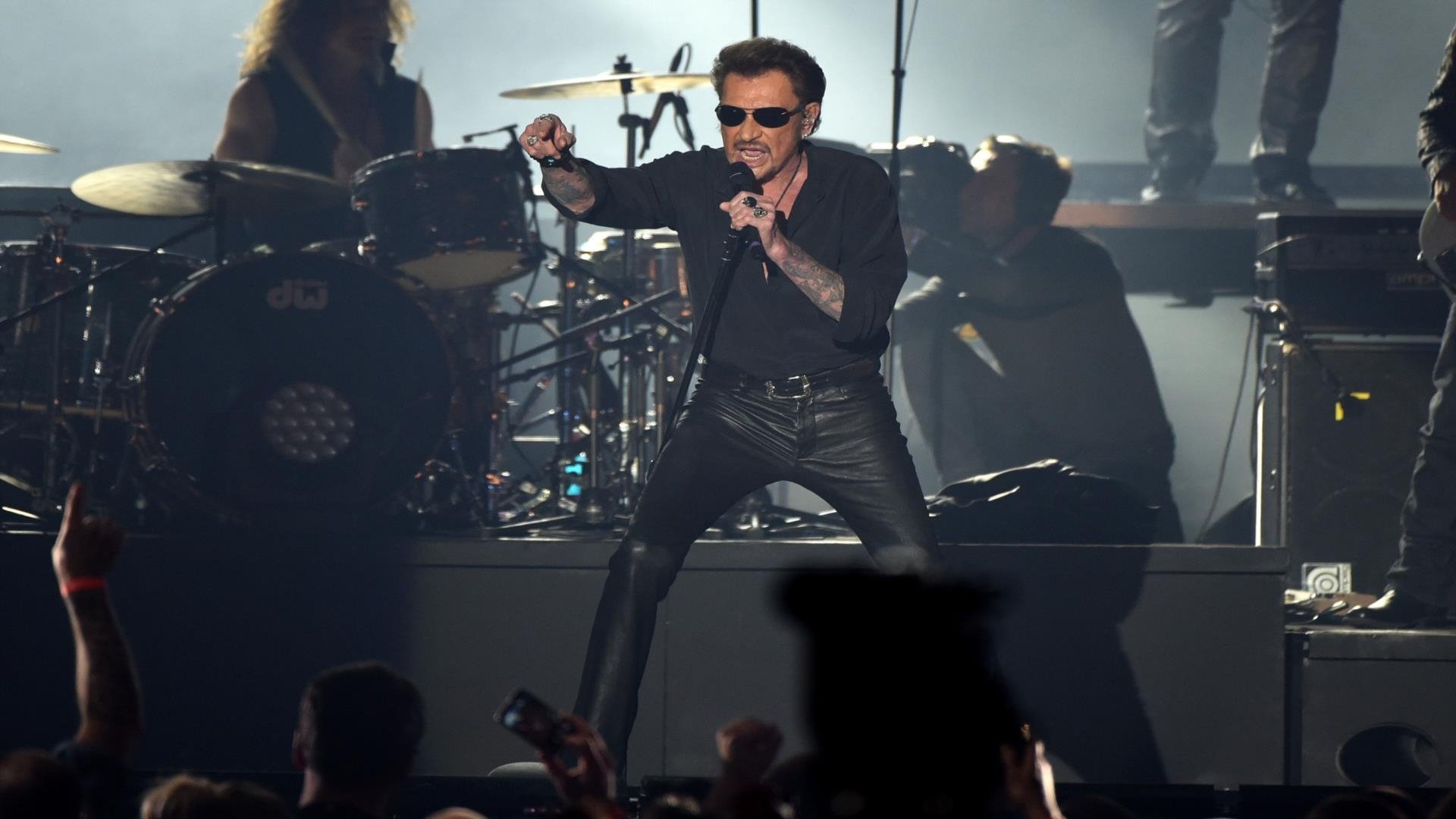 Johnny Hallyday - Rester Vivant Tour Background