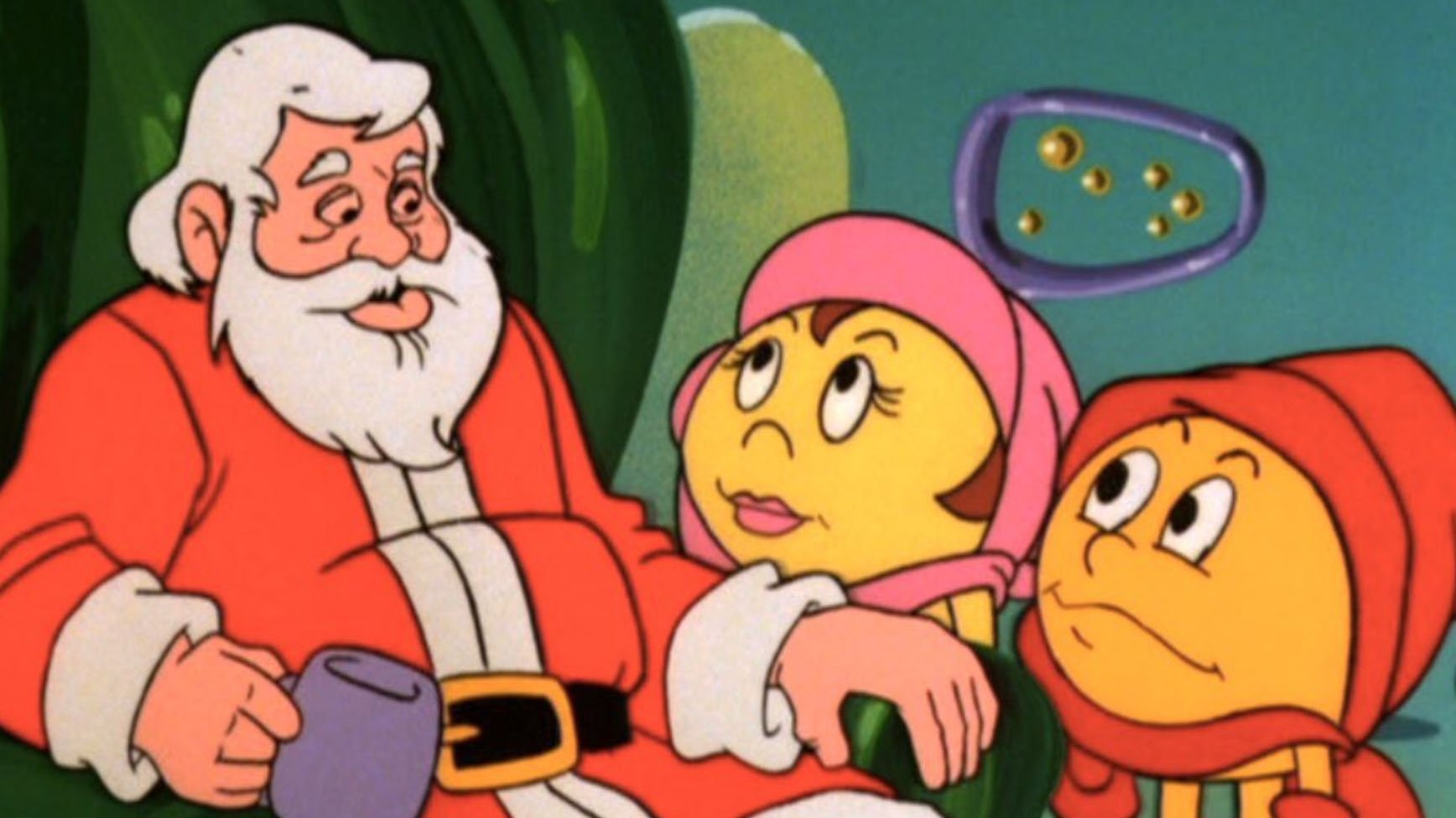 Christmas Comes to Pac-land Background