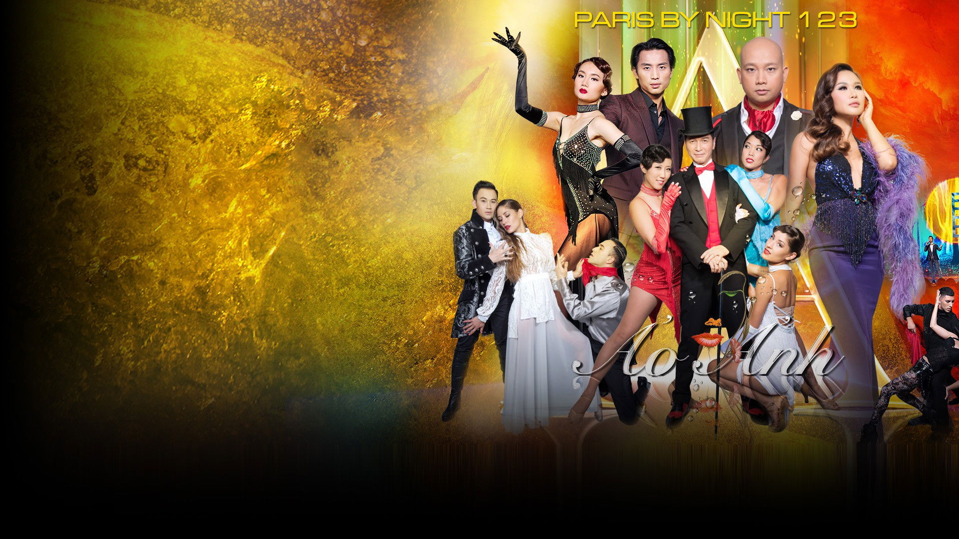 Paris by Night 123: Ảo Ảnh Background