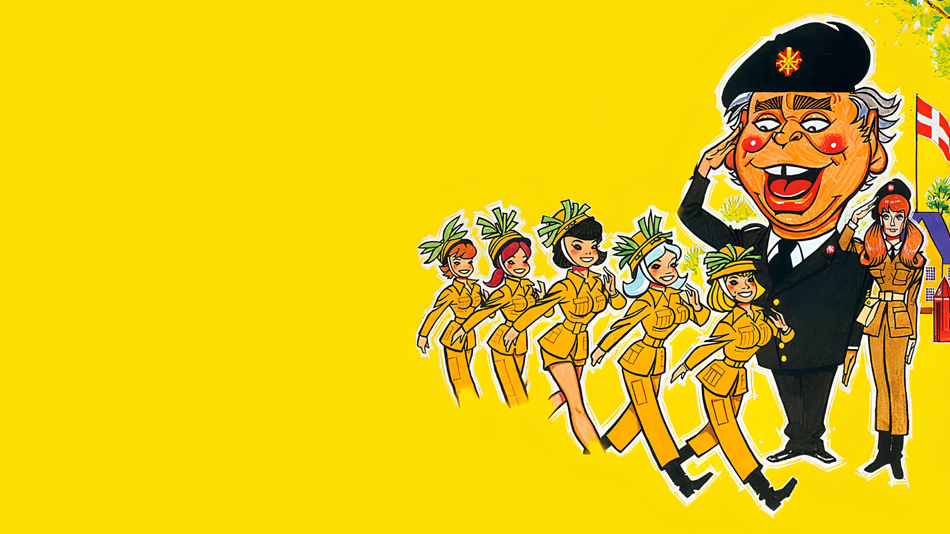 Girls at Arms Background