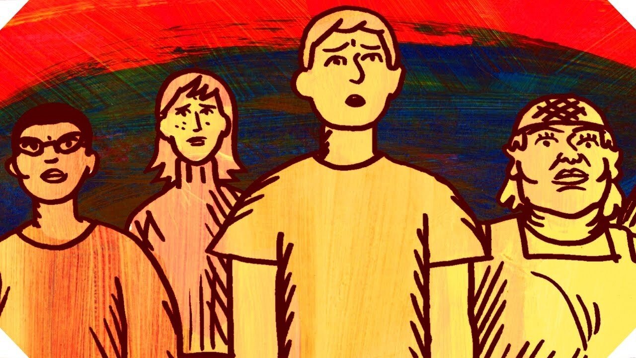 My Entire High School Sinking Into the Sea Background